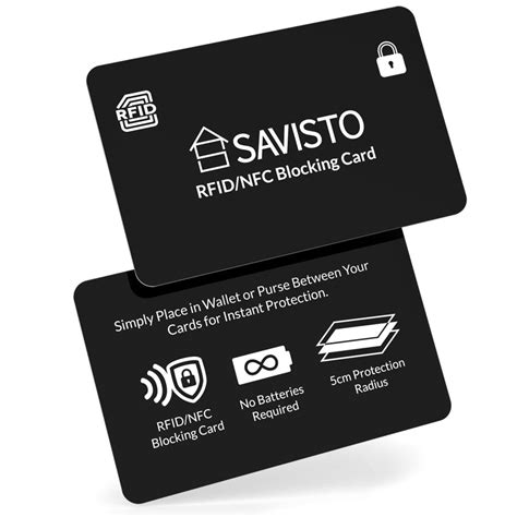 savisto rfid blocking card|RFID Blocking Card .